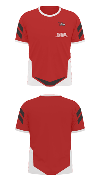 Short Sleeve Performance Polo, Allentown High School Cross Country, Cross Country, Teamtime, Team time, sublimation, custom sports apparel, team uniforms, spirit wear, spiritwear, sports uniforms, custom shirts, team store, custom team store, fundraiser sports, apparel fundraiser