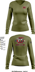 Delta 4-5 58559779 Women's Long Sleeve V-neck Shirt - 9