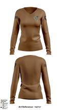 1438th CTC 15112391 Women's Long Sleeve V-neck Shirt - 9