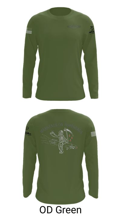 USS Florida Blue FT 52115851 Long Sleeve Performance Shirt - 27