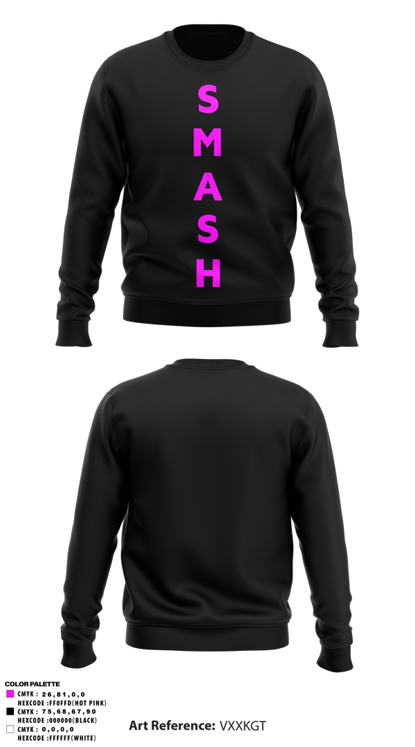 Crew Neck Sweatshirt, SMASH, Softball, Teamtime, Team time, sublimation, custom sports apparel, team uniforms, spirit wear, spiritwear, sports uniforms, custom shirts, team store, custom team store, fundraiser sports, apparel fundraiser