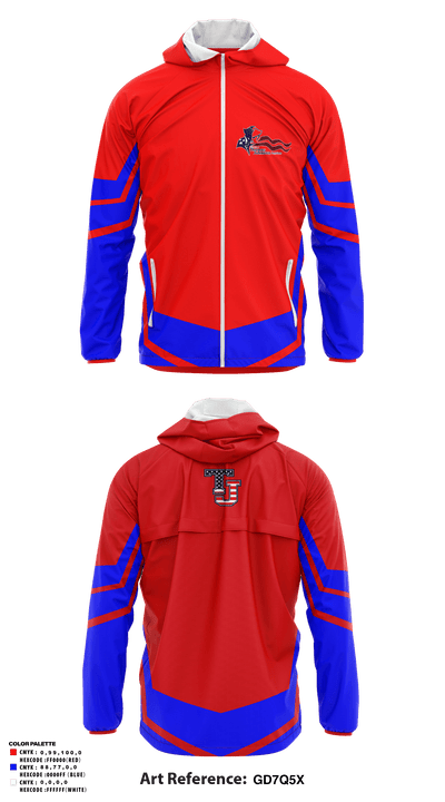 Governor Thomas Johnson High School Lacrosse 41797024 Windbreaker - 1
