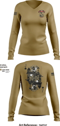 Blackjacks 79166270 Women's Long Sleeve V-neck Shirt - 3