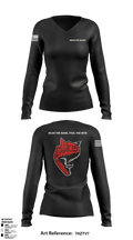 C 1-43 ADA 26758454 Women's Long Sleeve V-neck Shirt - 1