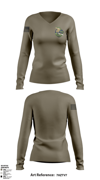 Women's Long Sleeve Vneck Shirt, , Navy, Teamtime, Team time, sublimation, custom sports apparel, team uniforms, spirit wear, spiritwear, sports uniforms, custom shirts, team store, custom team store, fundraiser sports, apparel fundraiser