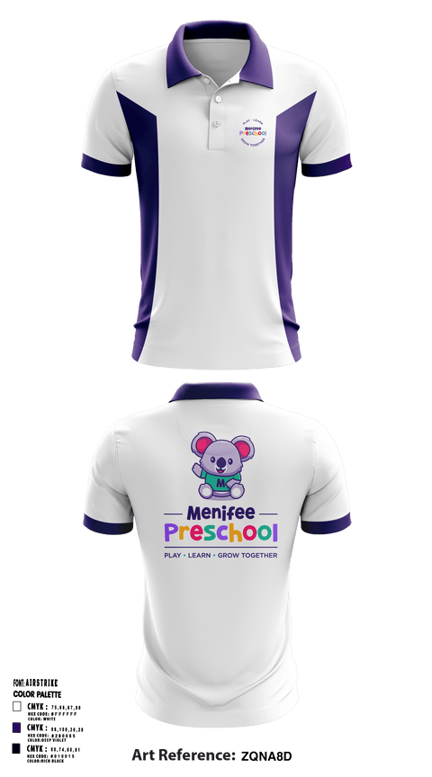 Short Sleeve Performance Polo, Menifee Preschool, Spirit Store, Teamtime, Team time, sublimation, custom sports apparel, team uniforms, spirit wear, spiritwear, sports uniforms, custom shirts, team store, custom team store, fundraiser sports, apparel fundraiser
