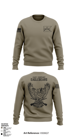 Crew Neck Sweatshirt, , Army, Teamtime, Team time, sublimation, custom sports apparel, team uniforms, spirit wear, spiritwear, sports uniforms, custom shirts, team store, custom team store, fundraiser sports, apparel fundraiser