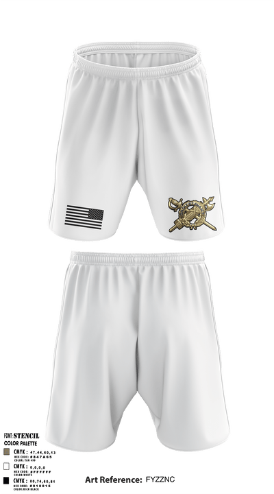 USAICoE & Ft. Huachuca 90719442 Athletic Shorts With Pockets - 2