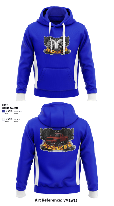 DieselOutlaws.of.va 87115938 Hoodie - 1