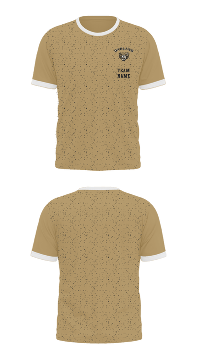 Oakland University Golf 96928168 Short Sleeve Performance Shirt - 30