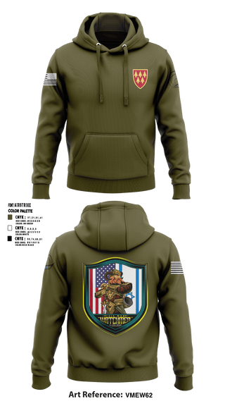 Hoodie, 13TH Missile Defense Battery, , Teamtime, Team time, sublimation, custom sports apparel, team uniforms, spirit wear, spiritwear, sports uniforms, custom shirts, team store, custom team store, fundraiser sports, apparel fundraiser