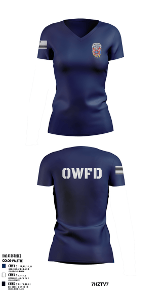 Women's Short Sleeve Vneck Shirt, , Fire Department, Teamtime, Team time, sublimation, custom sports apparel, team uniforms, spirit wear, spiritwear, sports uniforms, custom shirts, team store, custom team store, fundraiser sports, apparel fundraiser