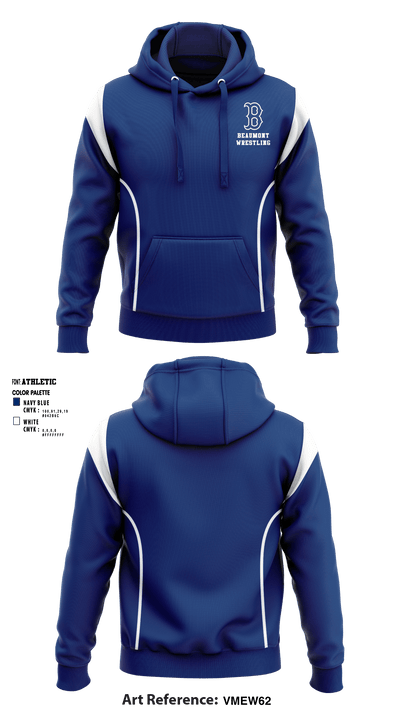 Beaumont High School Wrestling 21926517 Hoodie - 1