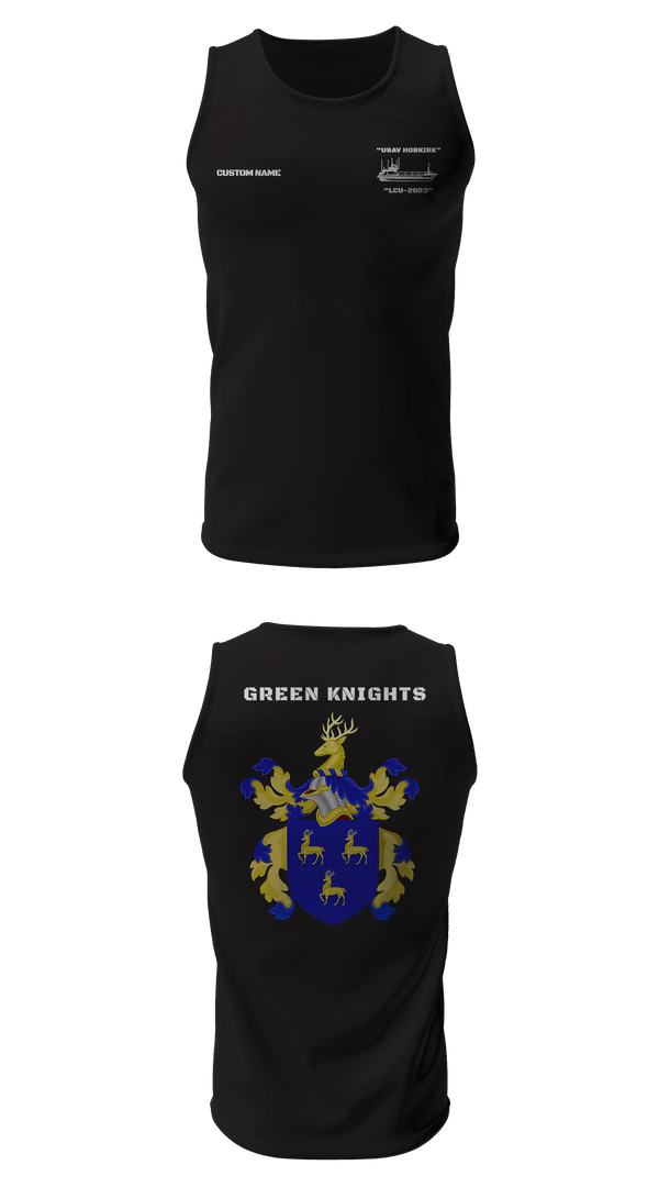 Tank Top, Hobkirk Green Knights, Army, Teamtime, Team time, sublimation, custom sports apparel, team uniforms, spirit wear, spiritwear, sports uniforms, custom shirts, team store, custom team store, fundraiser sports, apparel fundraiser