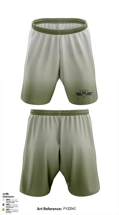 Think516 40829848 Athletic Shorts With Pockets - 1