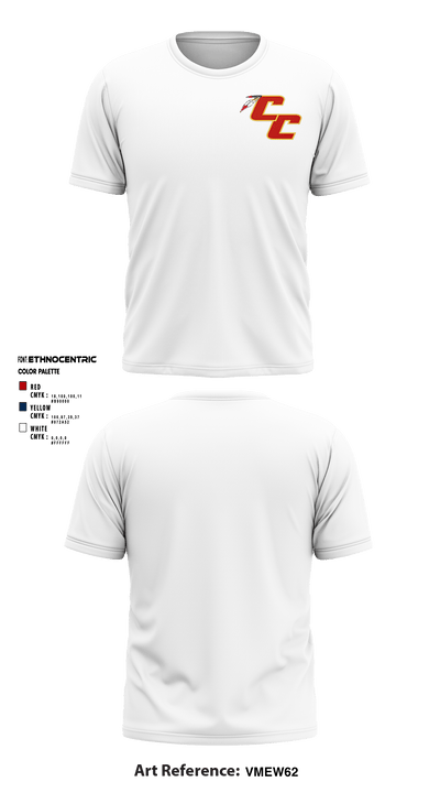 Copperas Chiefs 93621258 Short Sleeve Performance Shirt - 19