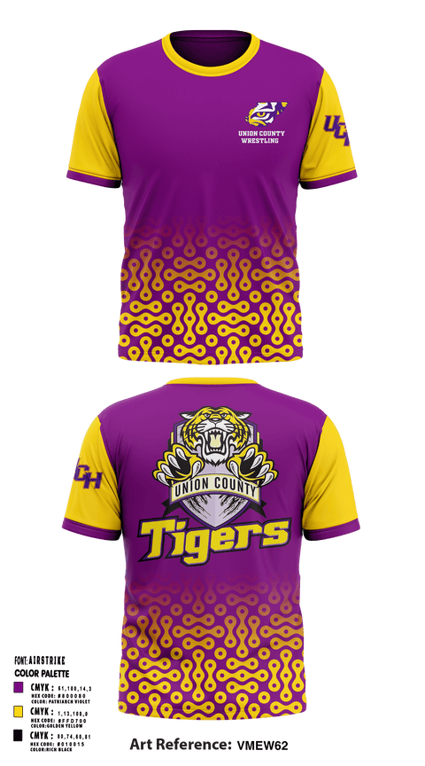 Short Sleeve Performance Shirt, Union County High School Wrestling, Wrestling, Teamtime, Team time, sublimation, custom sports apparel, team uniforms, spirit wear, spiritwear, sports uniforms, custom shirts, team store, custom team store, fundraiser sports, apparel fundraiser