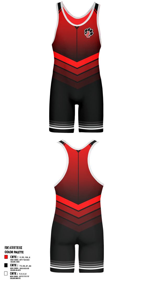 Wrestling Singlet, Jackson Co Wrestling Club, Wrestling, Teamtime, Team time, sublimation, custom sports apparel, team uniforms, spirit wear, spiritwear, sports uniforms, custom shirts, team store, custom team store, fundraiser sports, apparel fundraiser