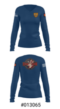Colorguard 93343371 Women's Long Sleeve V-neck Shirt - 36