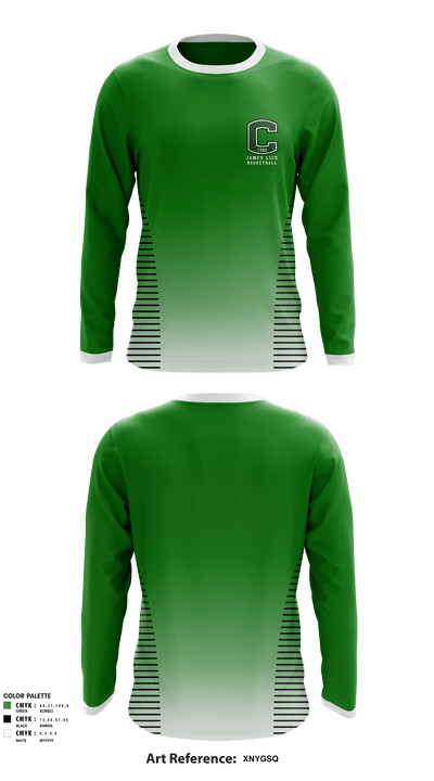 James Lick High School Basketball 82088443 Long Sleeve Performance Shirt - 1