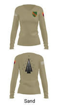 A Co, 1st BN, 4SFAB 88998967 Women's Long Sleeve V-neck Shirt - 42