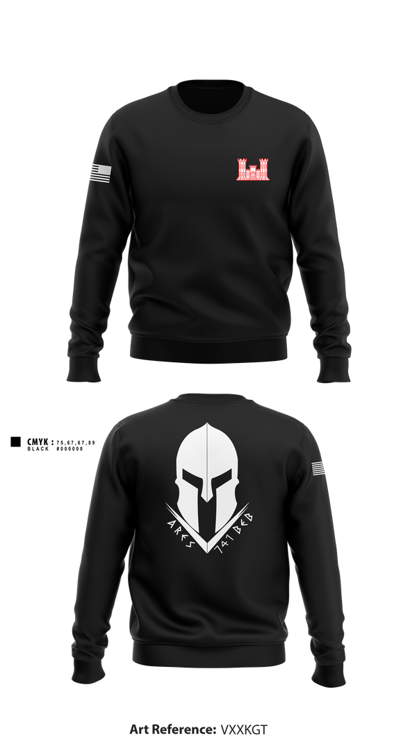 Crew Neck Sweatshirt, , National Guard, Teamtime, Team time, sublimation, custom sports apparel, team uniforms, spirit wear, spiritwear, sports uniforms, custom shirts, team store, custom team store, fundraiser sports, apparel fundraiser