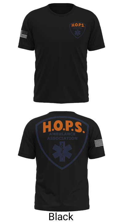 HOPS EMS 88989109 Short Sleeve Performance Shirt - 33