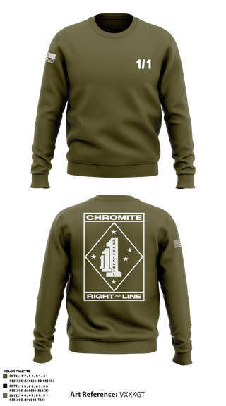 Crew Neck Sweatshirt, V1/1, Marines, Teamtime, Team time, sublimation, custom sports apparel, team uniforms, spirit wear, spiritwear, sports uniforms, custom shirts, team store, custom team store, fundraiser sports, apparel fundraiser