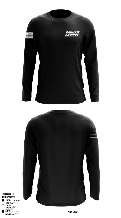 Badussy Bandits 9011981 Long Sleeve Performance Shirt - 1