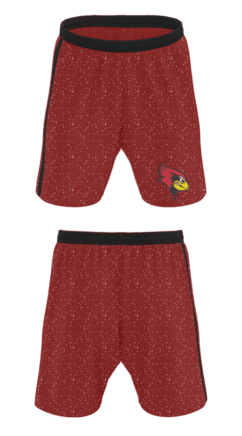 Athletic Shorts With Pockets, Redbirds Soccer, Men's Soccer, Teamtime, Team time, sublimation, custom sports apparel, team uniforms, spirit wear, spiritwear, sports uniforms, custom shirts, team store, custom team store, fundraiser sports, apparel fundraiser