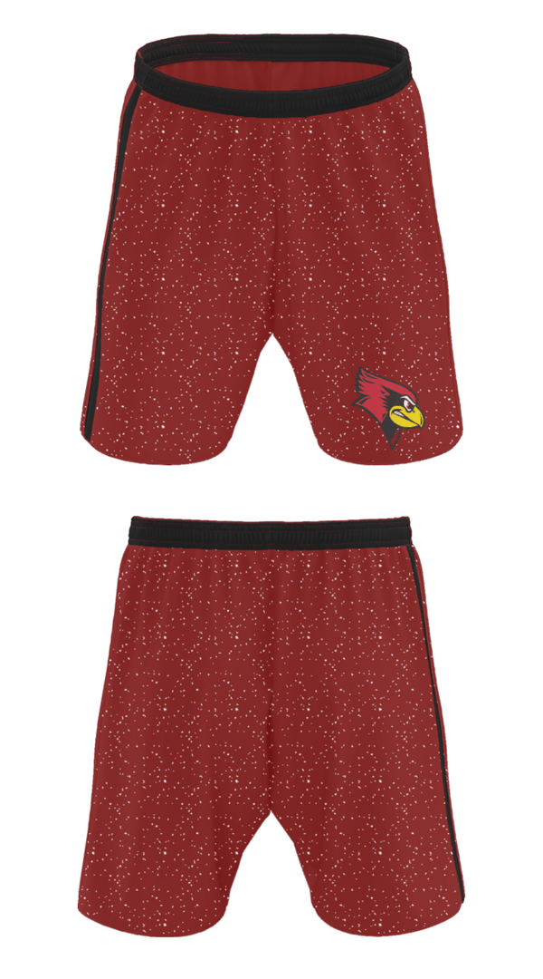 Athletic Shorts With Pockets, Redbirds Soccer, Men's Soccer, Teamtime, Team time, sublimation, custom sports apparel, team uniforms, spirit wear, spiritwear, sports uniforms, custom shirts, team store, custom team store, fundraiser sports, apparel fundraiser