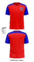 Richland High School Cheer 42804230 Short Sleeve Performance Shirt - 1