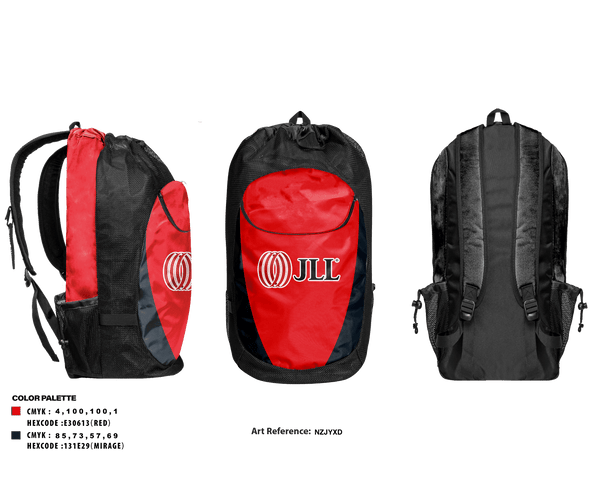 Gear Bag, JLL Columbus Pelotonia, , Teamtime, Team time, sublimation, custom sports apparel, team uniforms, spirit wear, spiritwear, sports uniforms, custom shirts, team store, custom team store, fundraiser sports, apparel fundraiser