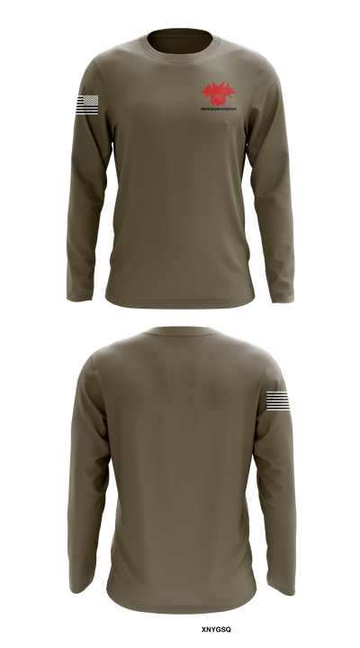 2nd Platoon Cerberus 83127835 Long Sleeve Performance Shirt - 1