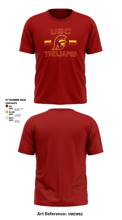 University Of Southern California Diving 38780209 Short Sleeve Performance Shirt - 8