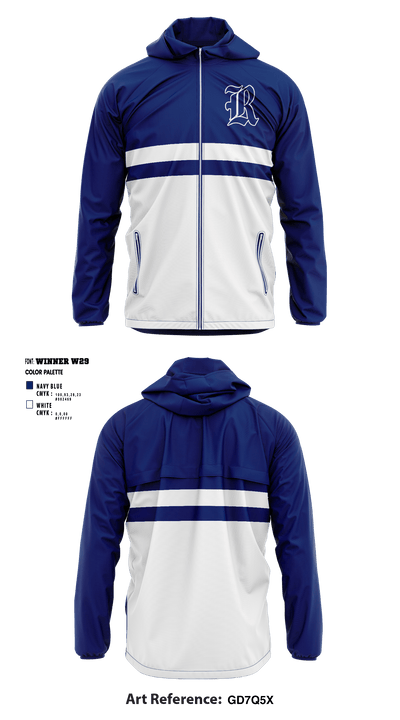 Ringgold Middle School 70186521 Windbreaker - 1