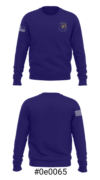 Crew Neck Sweatshirt, Owosso High School Basketball, Men's Basketball, Teamtime, Team time, sublimation, custom sports apparel, team uniforms, spirit wear, spiritwear, sports uniforms, custom shirts, team store, custom team store, fundraiser sports, apparel fundraiser