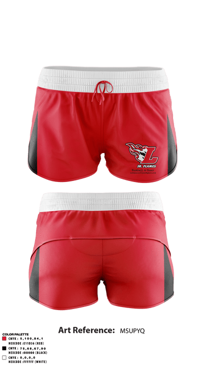 Lodi Jr Flames Football & Cheer 35943137 Track Shorts - 1