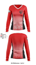 Brandon Valley High School Dance 90961379 Women's Long Sleeve V-neck Shirt - 1