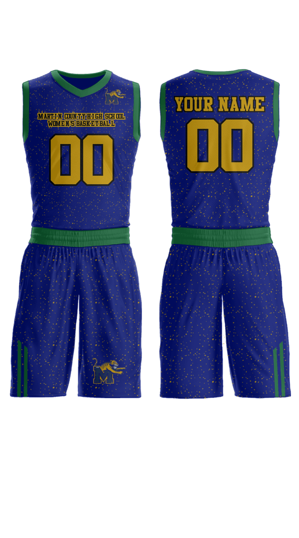 Womens Reversible Basketball Jersey, Martin County High School Women's Basketball, Women's Basketball, Teamtime, Team time, sublimation, custom sports apparel, team uniforms, spirit wear, spiritwear, sports uniforms, custom shirts, team store, custom team store, fundraiser sports, apparel fundraiser