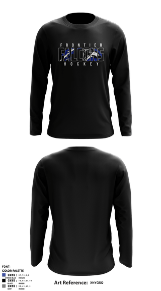 Long Sleeve Shooting Shirt, Frontier Central Hockey, Hockey, Teamtime, Team time, sublimation, custom sports apparel, team uniforms, spirit wear, spiritwear, sports uniforms, custom shirts, team store, custom team store, fundraiser sports, apparel fundraiser