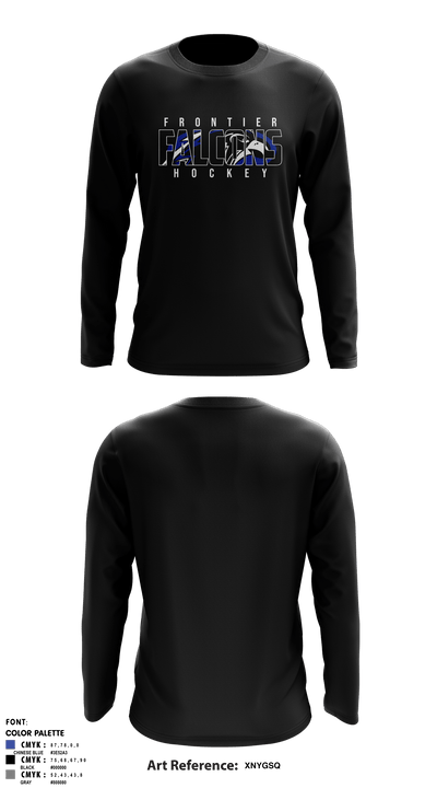 Frontier Central Hockey 50669255 Long Sleeve Shooting Shirt - 1