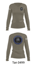 LMPD WELLNESS UNIT 57216807 Women's Long Sleeve V-neck Shirt - 39