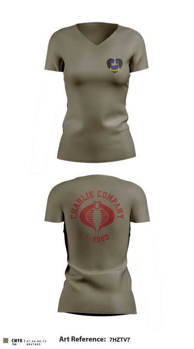Cobra Company 43397226 Women's Short Sleeve V-neck Shirt - 8