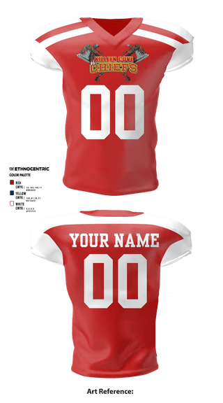 Football Jersey, Copperas Chiefs, Football, Teamtime, Team time, sublimation, custom sports apparel, team uniforms, spirit wear, spiritwear, sports uniforms, custom shirts, team store, custom team store, fundraiser sports, apparel fundraiser