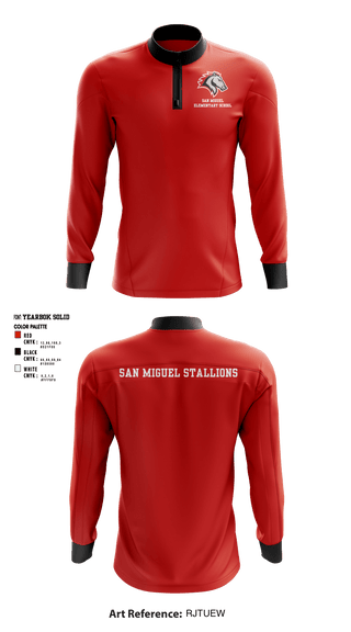 Quarter Zip Jacket, San Miguel Elementary School, , Teamtime, Team time, sublimation, custom sports apparel, team uniforms, spirit wear, spiritwear, sports uniforms, custom shirts, team store, custom team store, fundraiser sports, apparel fundraiser