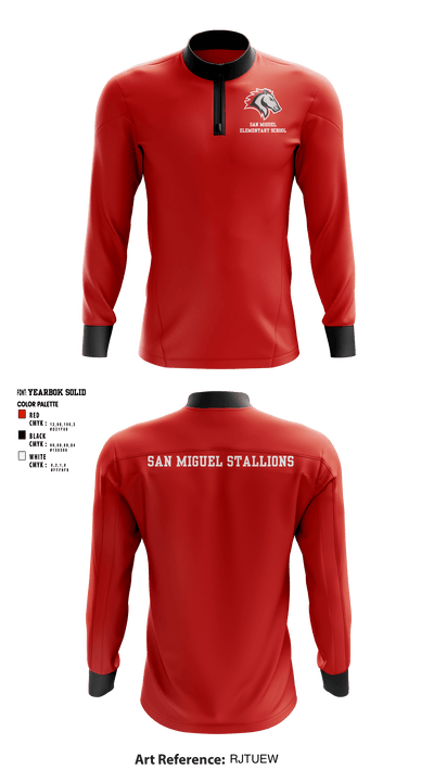 San Miguel Elementary School 5309067 Quarter Zip Jacket - 2