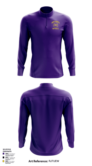 Quarter Zip Jacket, Bret Harte Union High School Softball, Softball, Teamtime, Team time, sublimation, custom sports apparel, team uniforms, spirit wear, spiritwear, sports uniforms, custom shirts, team store, custom team store, fundraiser sports, apparel fundraiser