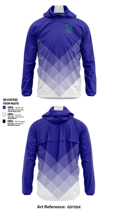 Rochester High School 55192762 Windbreaker - 1