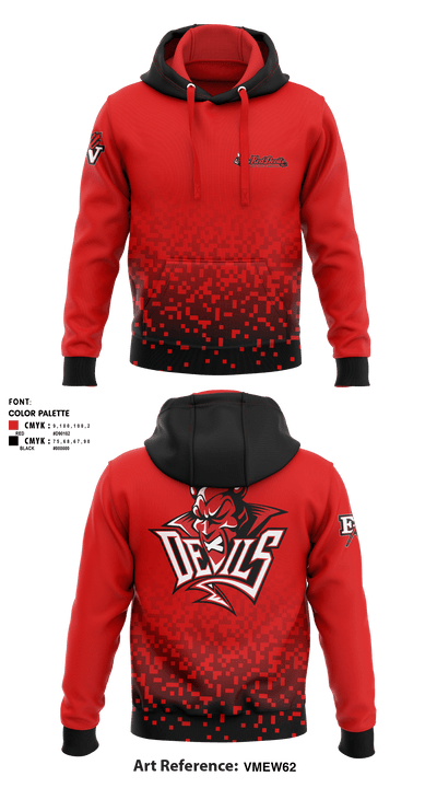 East Valley High School 74711750 Hoodie - 1